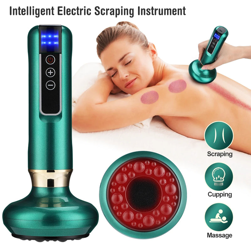 Removedor de celulite e massageador, ventosa a vácuo excelente sucção, junto com calor infravermelho para acabar com as celulites.