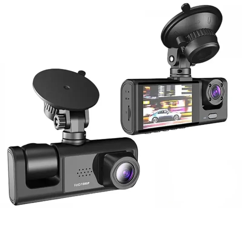 Camera Veicular, com gravador DVR Alta Definição 1080P Vídeo, gravação de 3 canais, simples instalação e muito funcional.